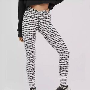 Offline by Aerie Crossover Leggings - Size XS, Black/White, NWOT